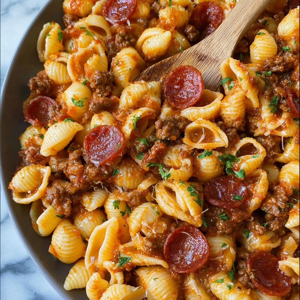 One-Pot Pizza Pasta Recipe - Recipe Image