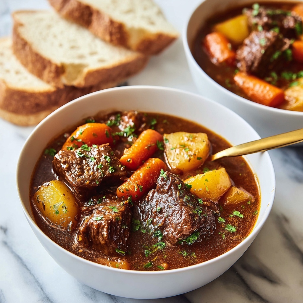 Hearty Oven-Braised Beef Stew Recipe - Recipe Image