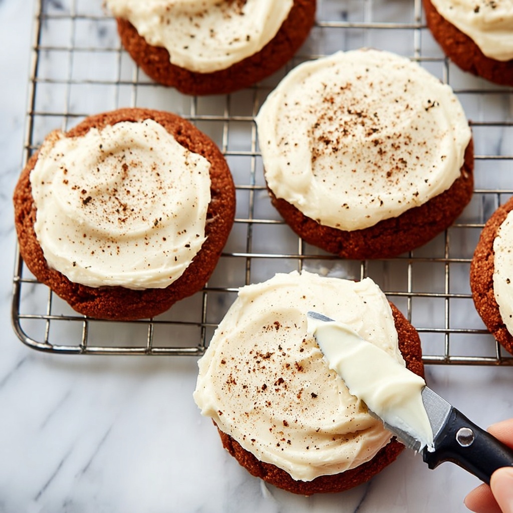 Pumpkin Cookies with Maple Cream Frosting Recipe - Recipe Image