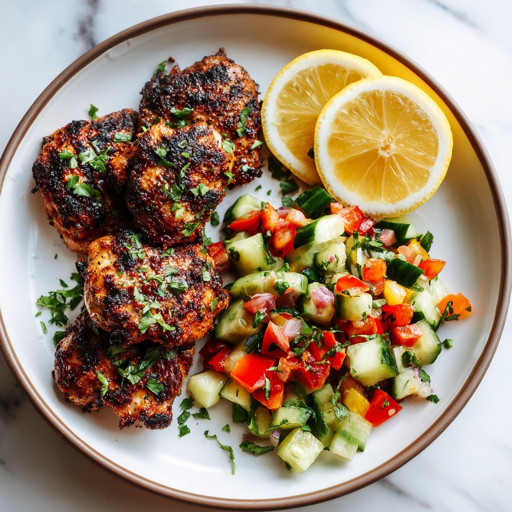 Juicy Pargiot: Quick Grilled Israeli Chicken Thighs Recipe - Recipe Image