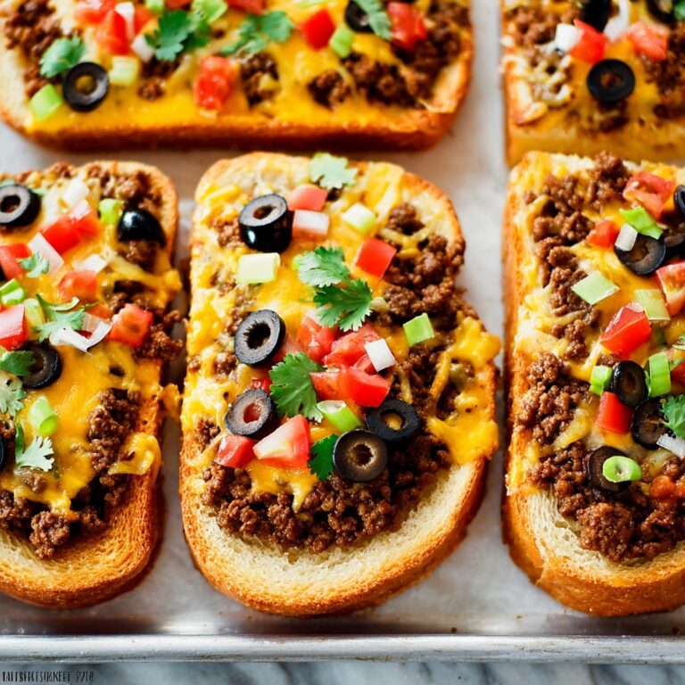 Taco French Bread Pizza Recipe