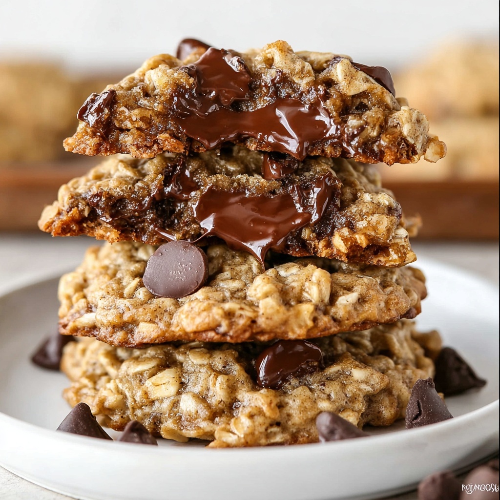 Best Oatmeal Chocolate Chip Cookie Recipe - Recipe Image