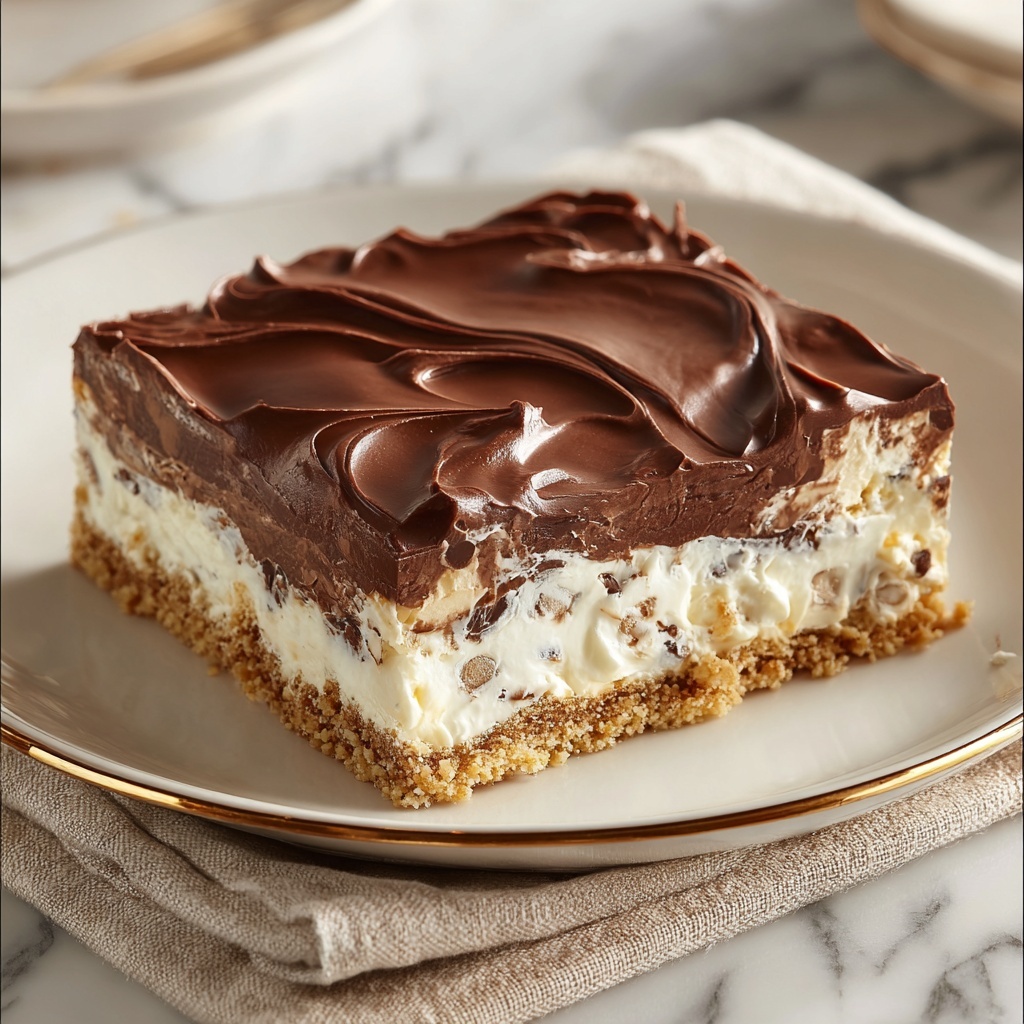 No-Bake Chocolate Eclair Cake Recipe - Recipe Image