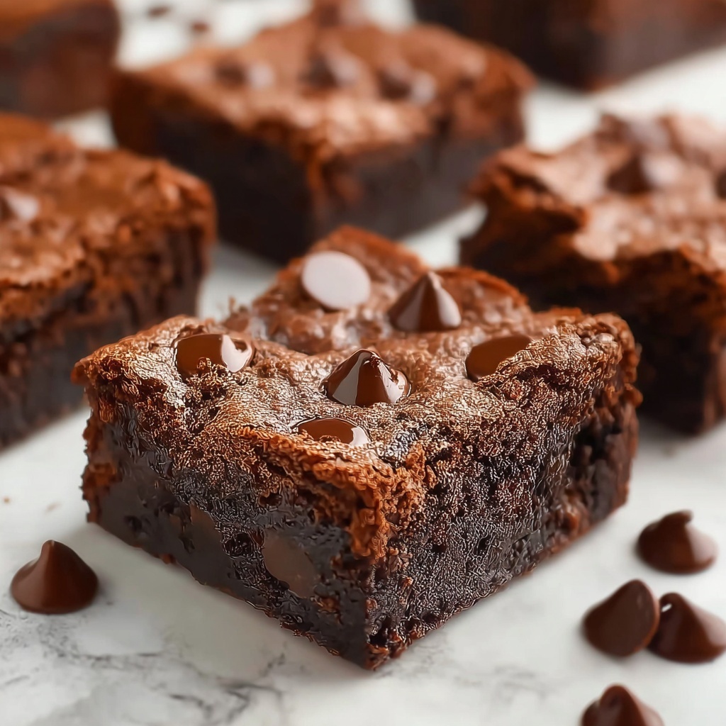 Healthy Fudgy Protein Brownies Recipe - Recipe Image