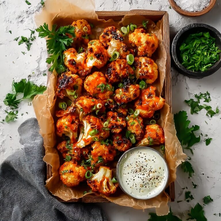 Crispy Cauliflower Buffalo Wings Recipe