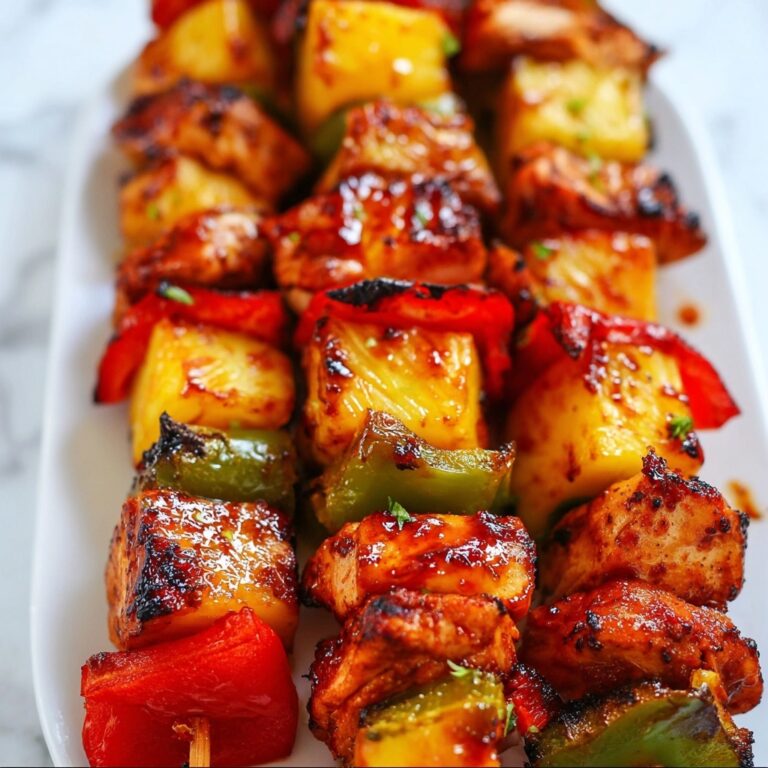 Sweet BBQ Chicken Kebabs Recipe