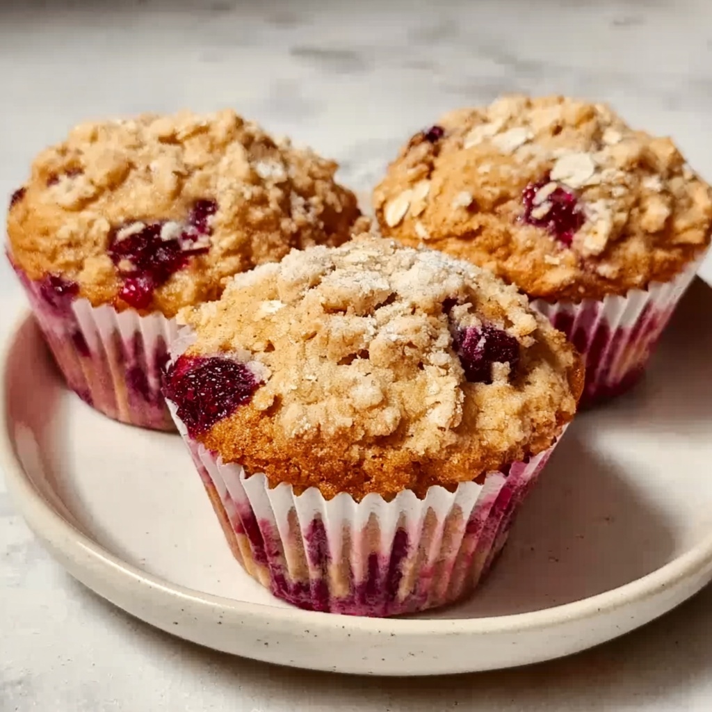 Cranberry Oatmeal Muffins Recipe - Recipe Image
