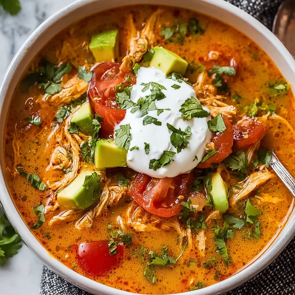 Creamy Chicken Fajita Soup Recipe - Recipe Image