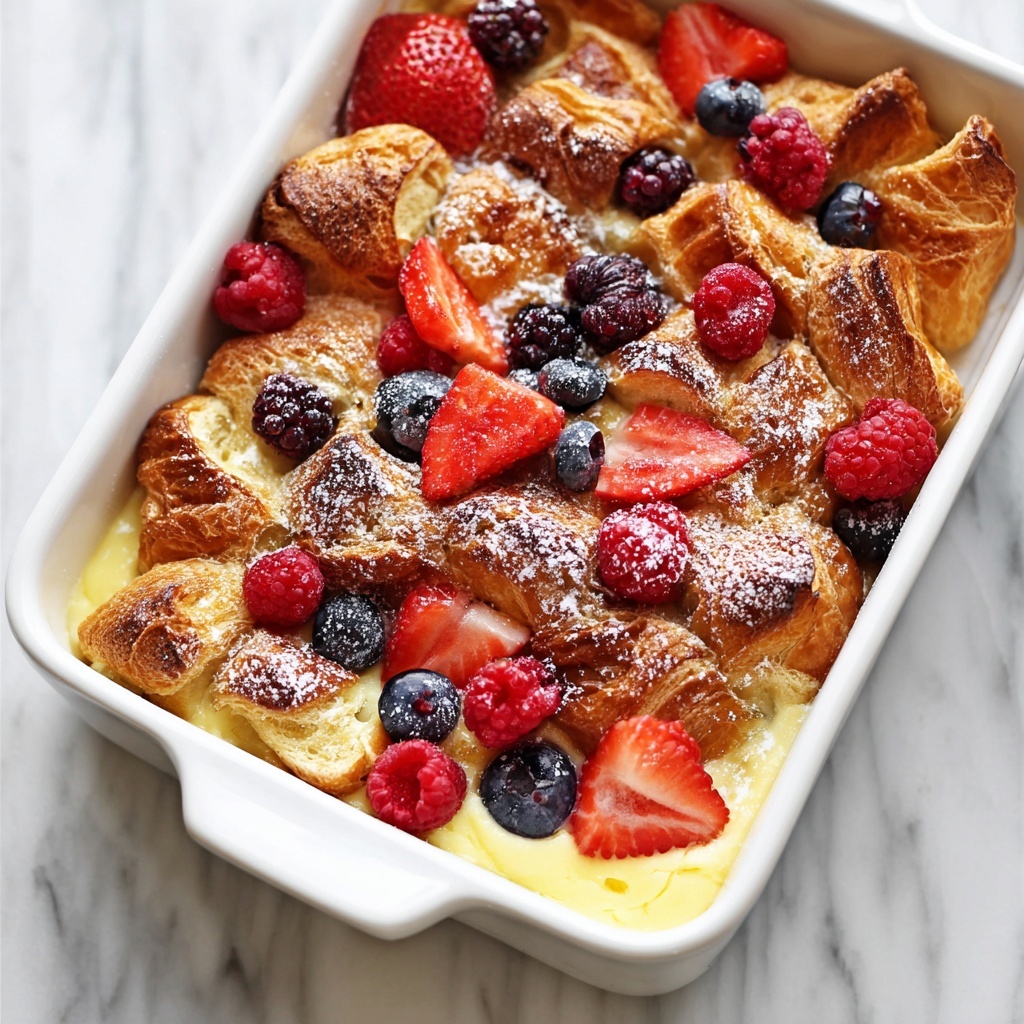 Berry Croissant Bake Recipe - Recipe Image