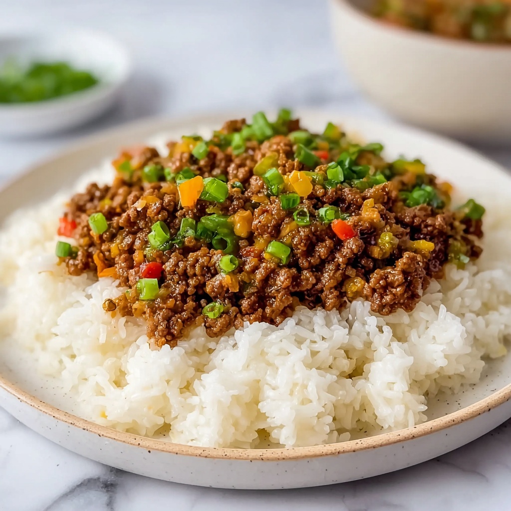 Spicy Sesame Ground Beef Bowls Recipe - Recipe Image