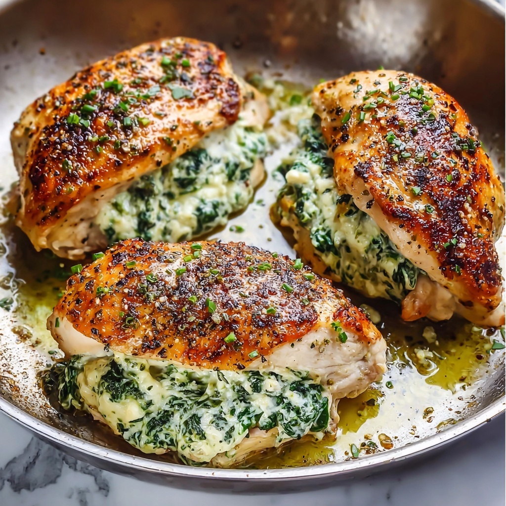 Spinach Artichoke Stuffed Chicken Breast Recipe - Recipe Image