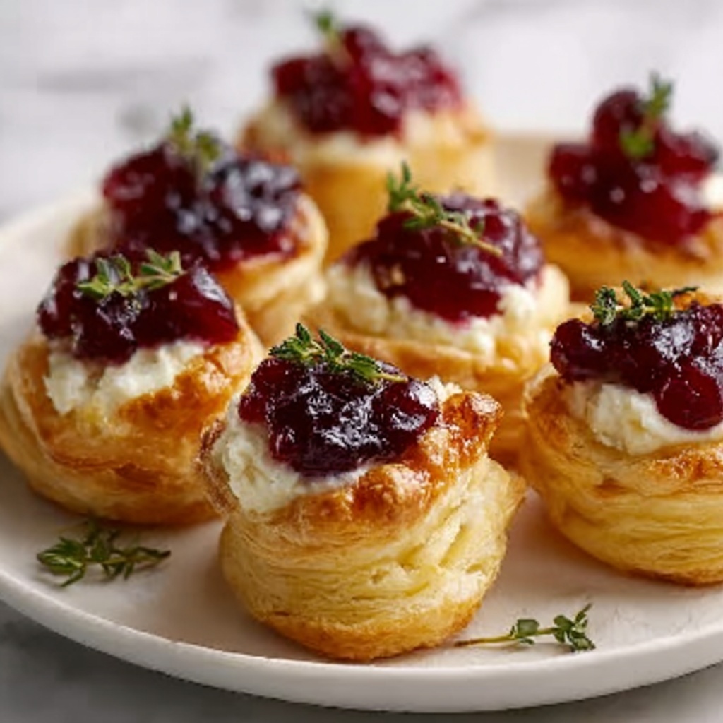 Cranberry Brie Bites Recipe - Recipe Image