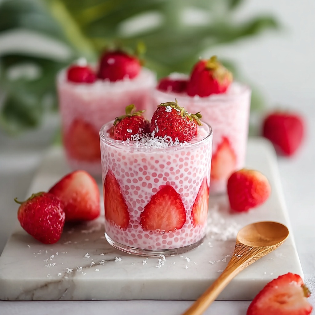 Strawberry Sago Recipe - Recipe Image