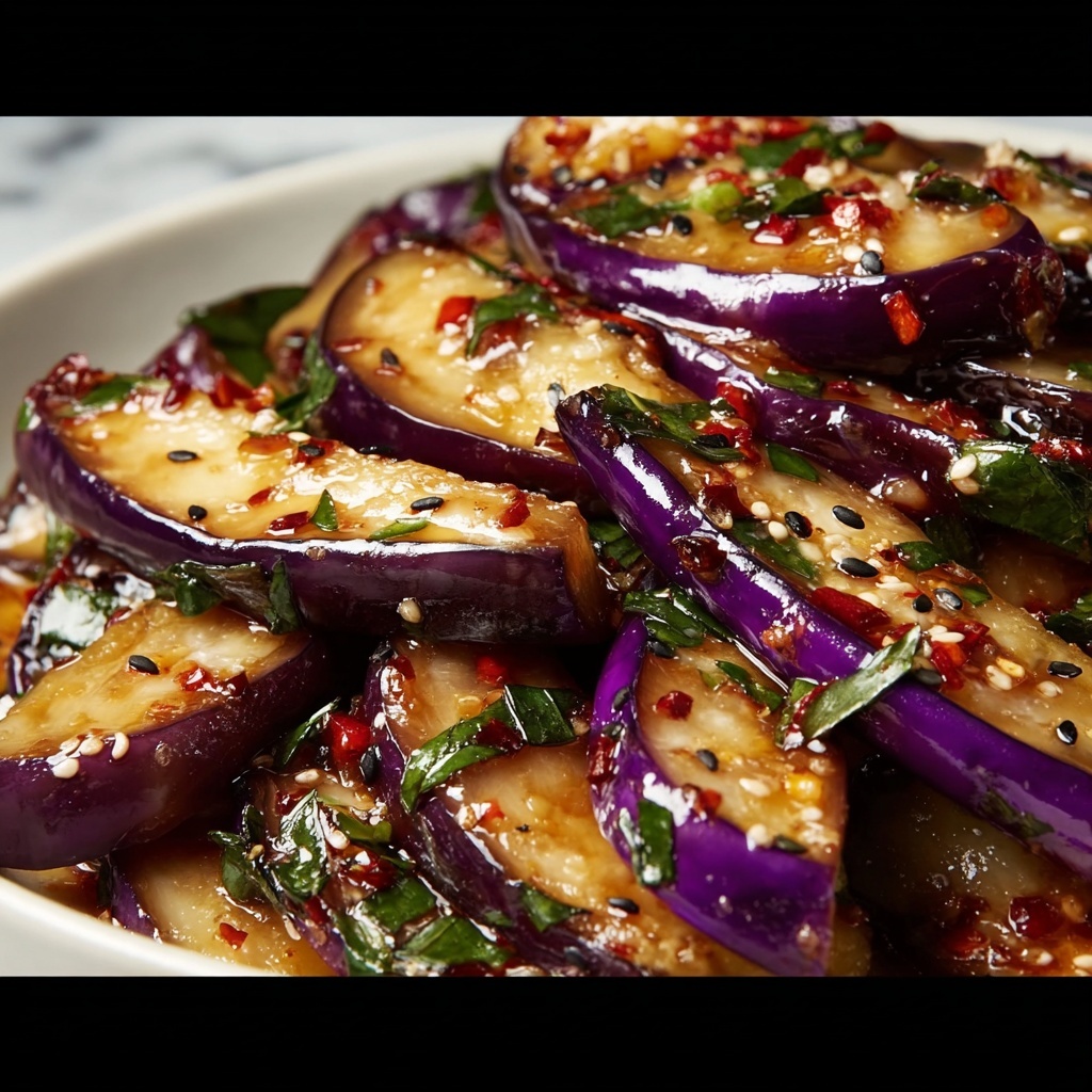 Chinese-Style Spicy Eggplant Salad That'll Ignite Your Tastebuds Recipe - Recipe Image