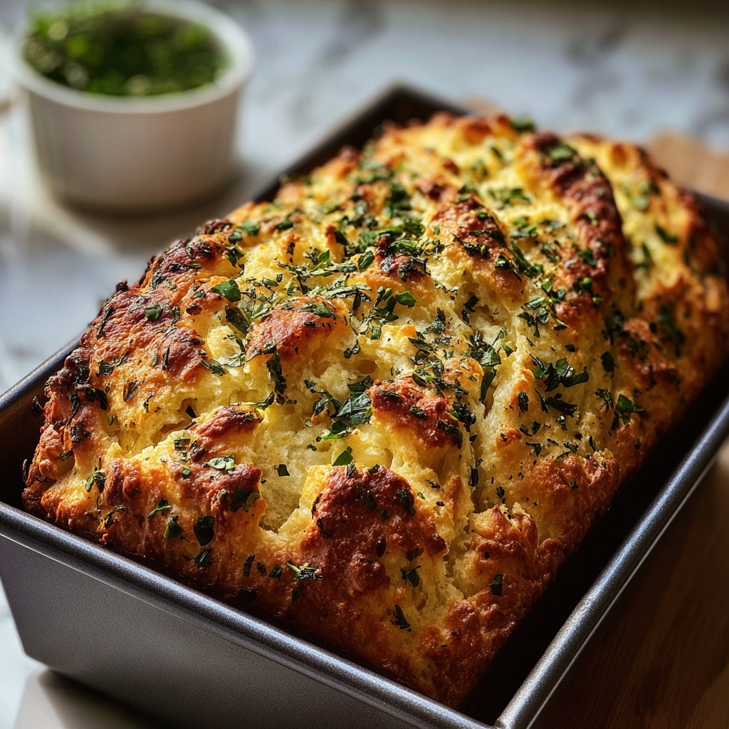 Herb & Cheese Quick Bread Recipe - Recipe Image