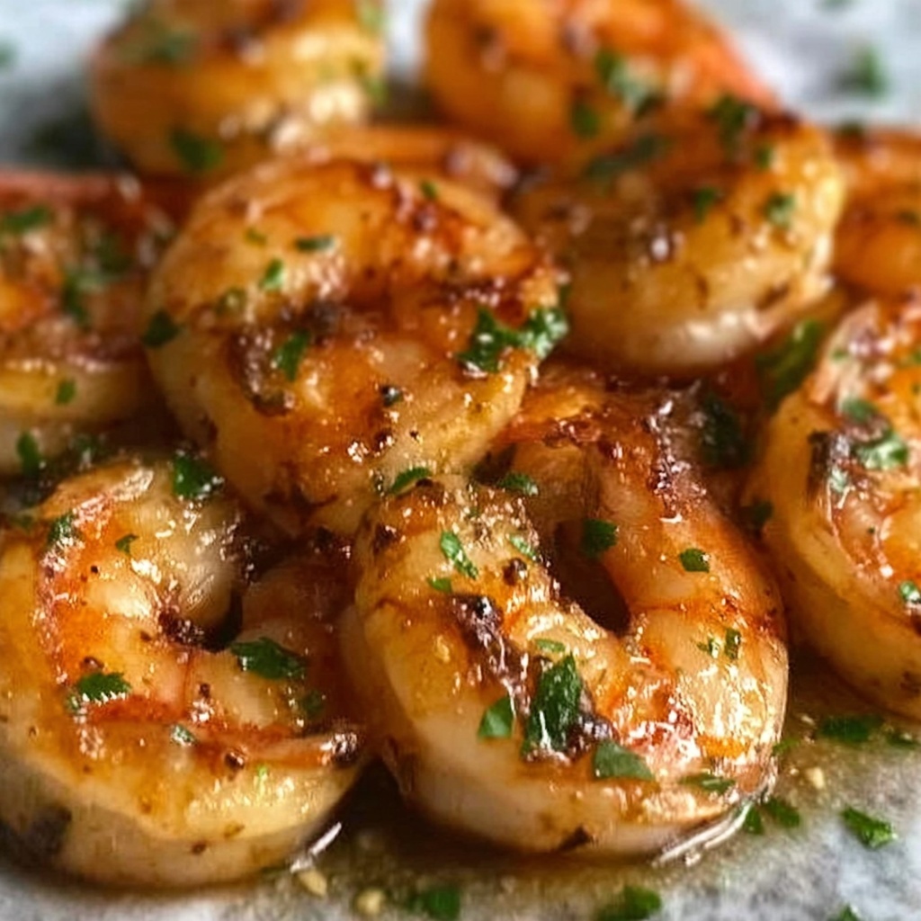 High Protein Honey Garlic Shrimp Recipe - Recipe Image