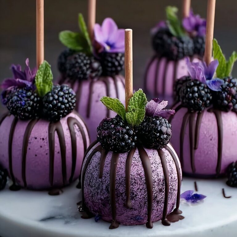 Magical Forbidden Forest Blackberry Cheesecake Pops Recipe