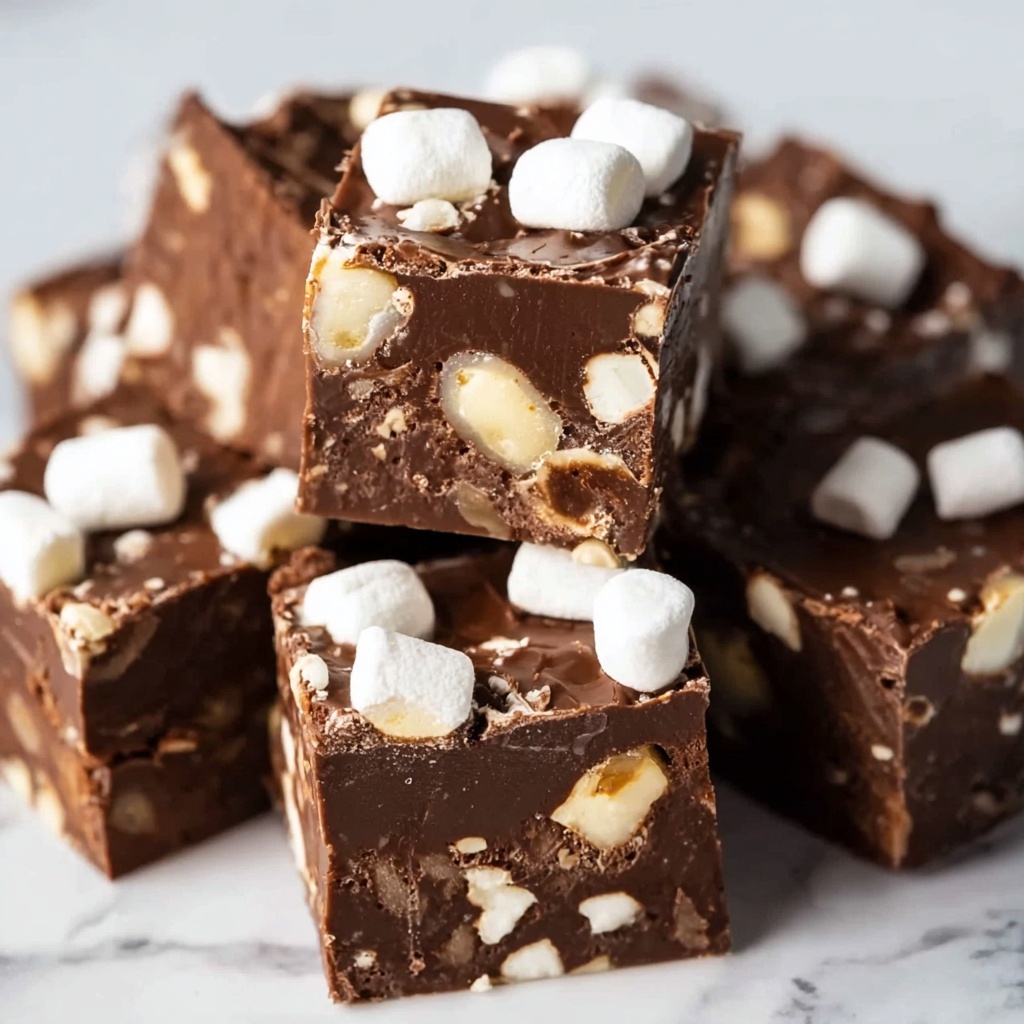 Decadent Rocky Road Fudge Recipe - Recipe Image