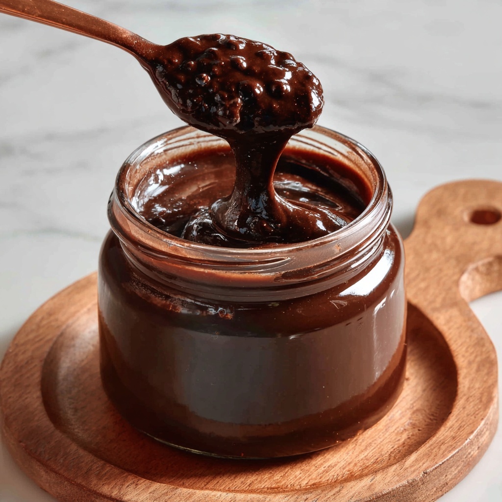 Dark Chocolate Condensed Milk Hot Fudge Sauce Recipe - Recipe Image