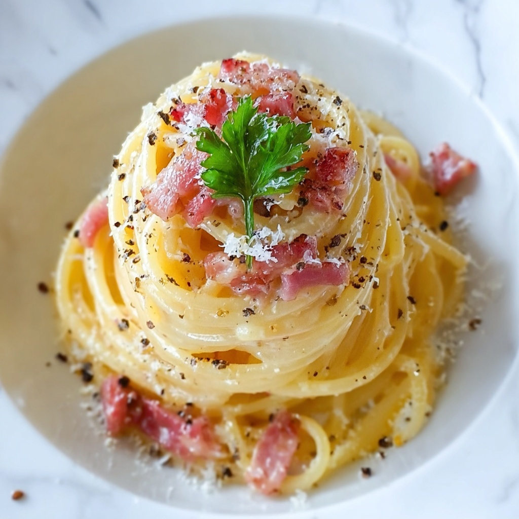 Authentic Pasta Carbonara Recipe - Recipe Image