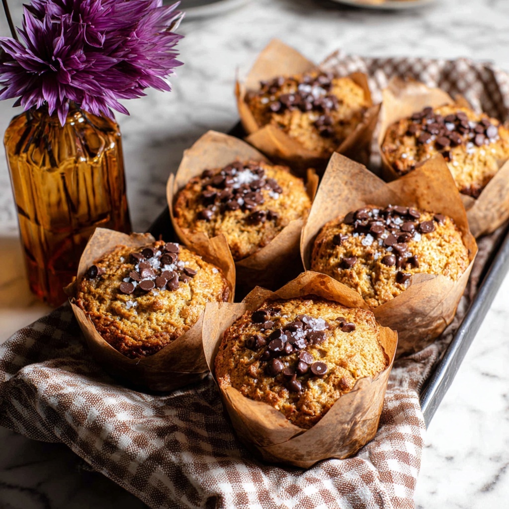 Blender Chocolate Chip Oatmeal Zucchini Muffins Recipe - Recipe Image