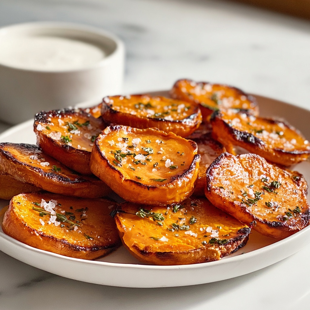 Crispy Smashed Sweet Potatoes Recipe - Recipe Image