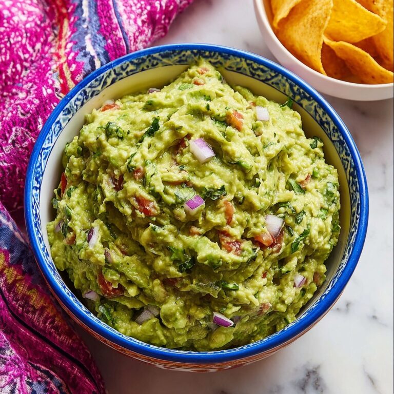 Fresh Homemade Guacamole Recipe