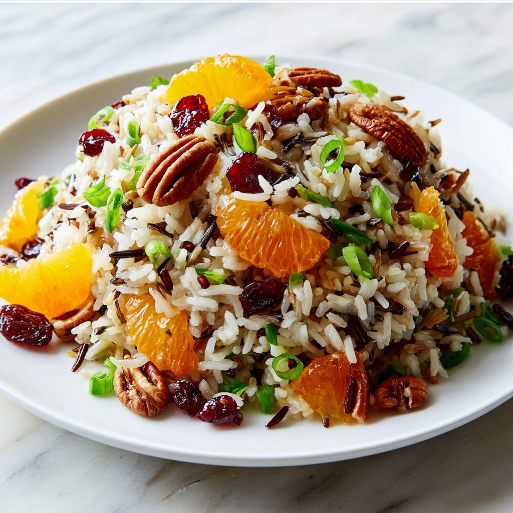 Wild Rice Salad with Orange and Cranberries Recipe - Recipe Image