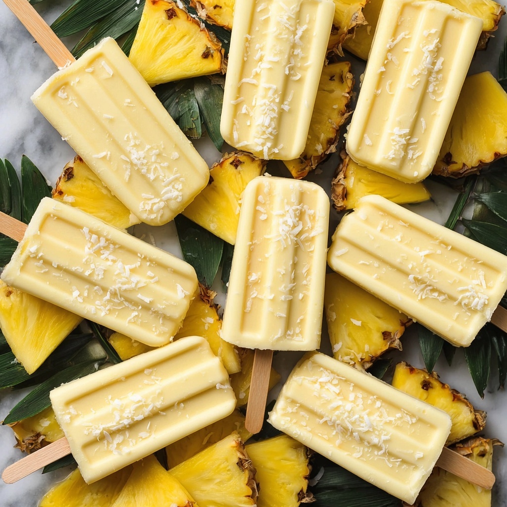 Pina Colada Ice Pops Recipe - Recipe Image