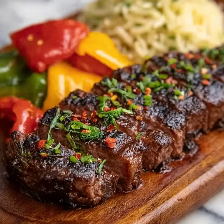 Pepper Steak with Bell Peppers and Onion Recipe