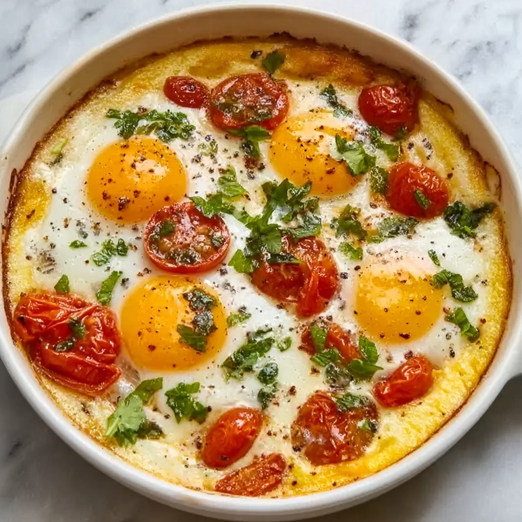 Baked Feta Eggs Recipe - Recipe Image