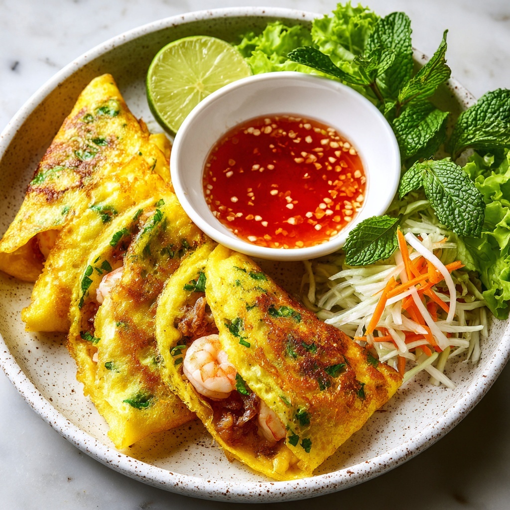 Vietnamese Pho-Style Banh Xeo Pancakes Recipe - Recipe Image