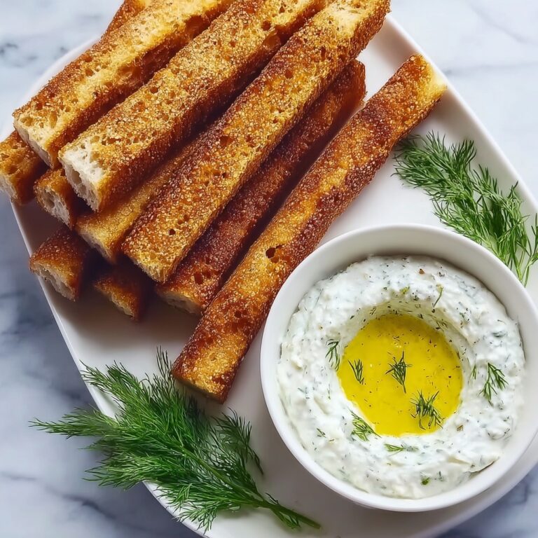 Pita Fries with Tzatziki Recipe