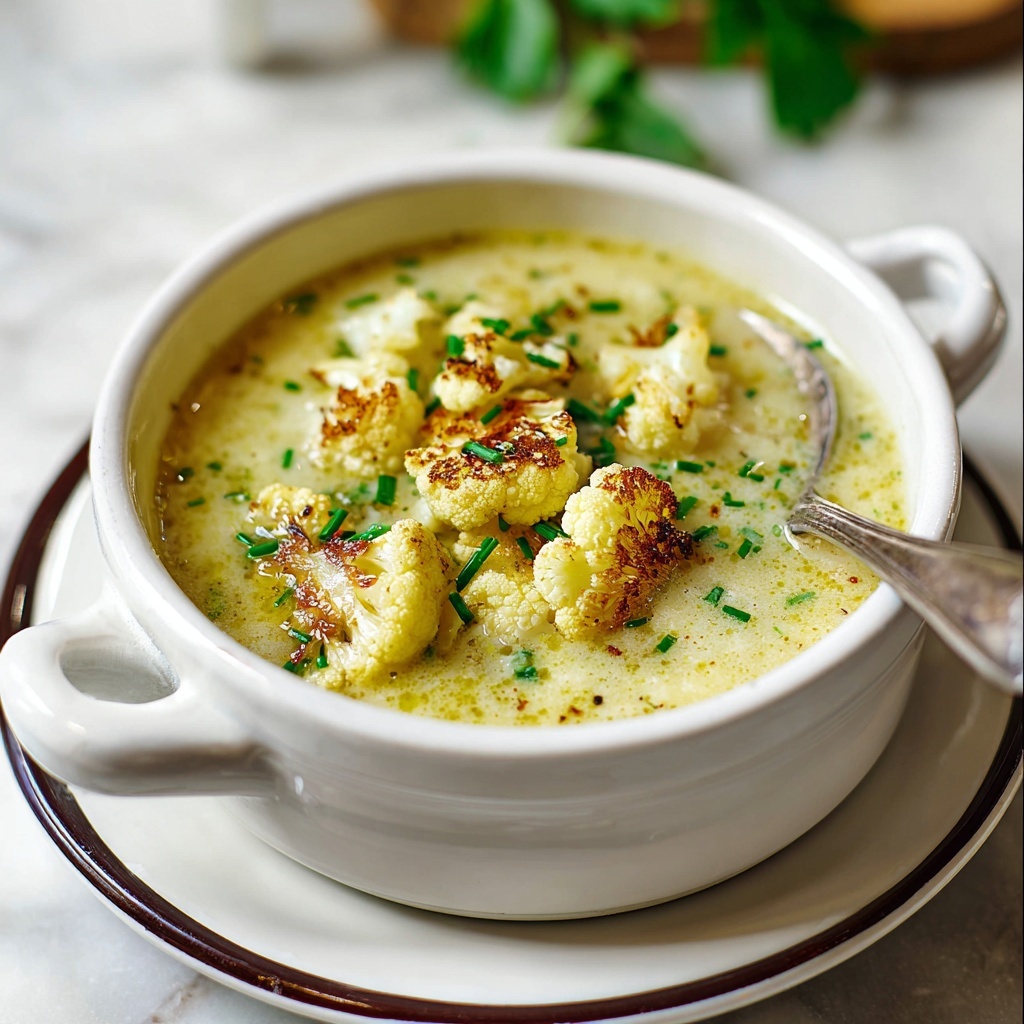 Roasted Cauliflower Soup Recipe - Recipe Image