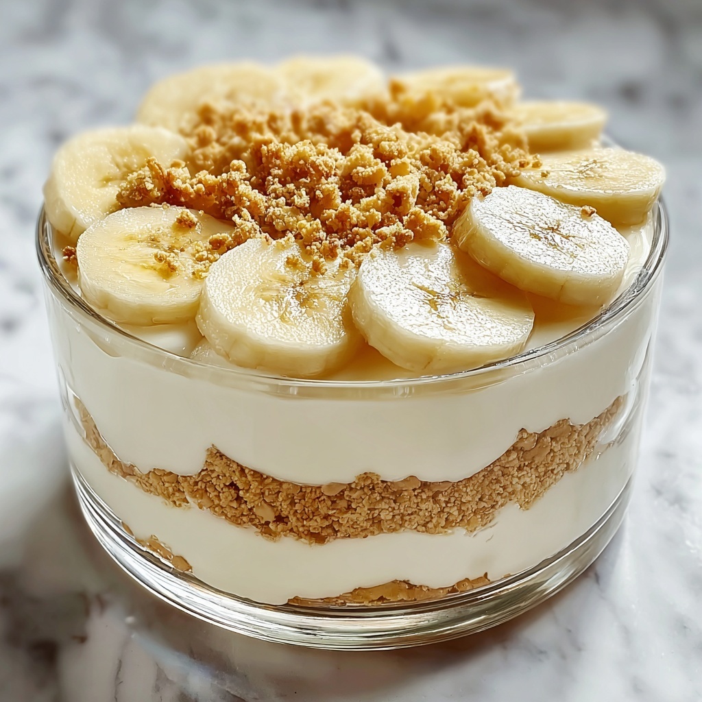 Creamy Keto Sugar-Free Banana Pudding Recipe - Recipe Image