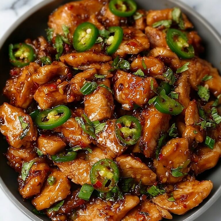 Jalapeño Chicken with Creamy Cheddar and Monterey Jack Sauce Recipe