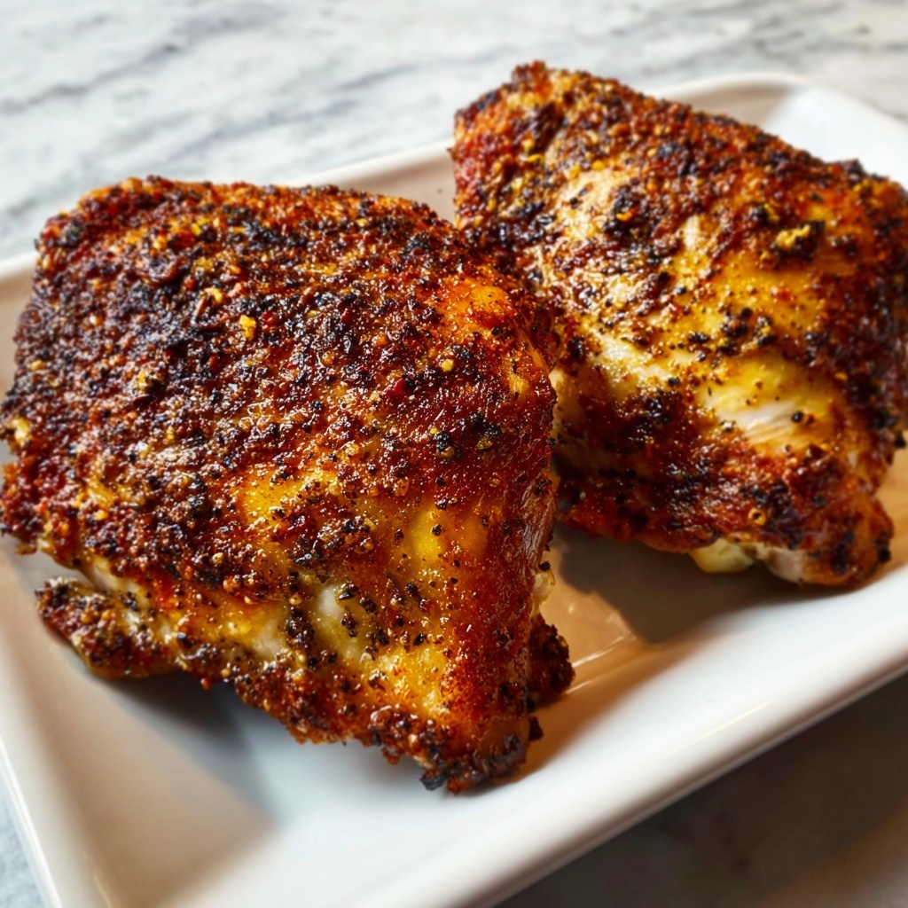 Crispy Baked Chicken Thighs: 5 Savory Secrets Revealed Recipe - Recipe Image