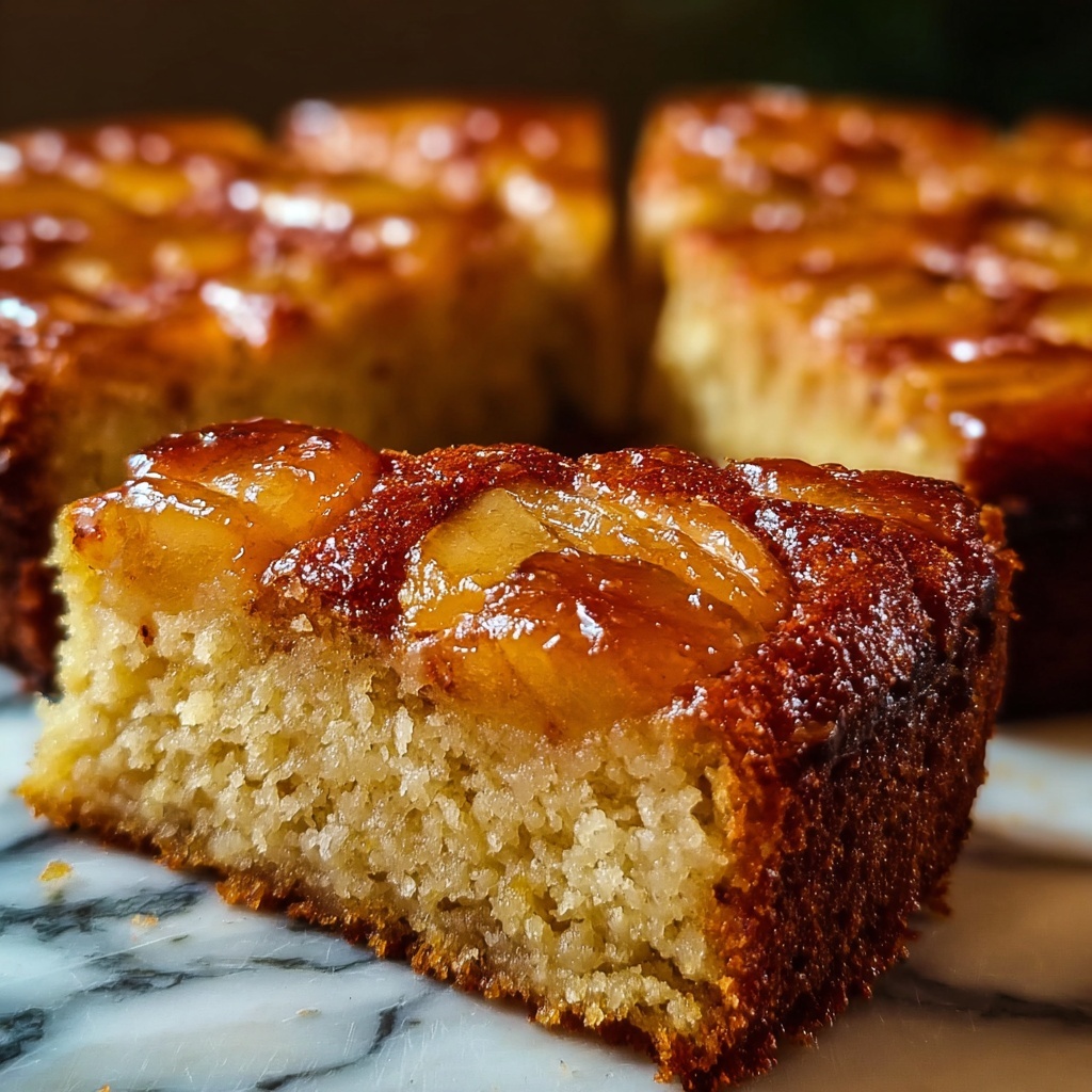 Pear Cardamom Blondies Recipe - Recipe Image