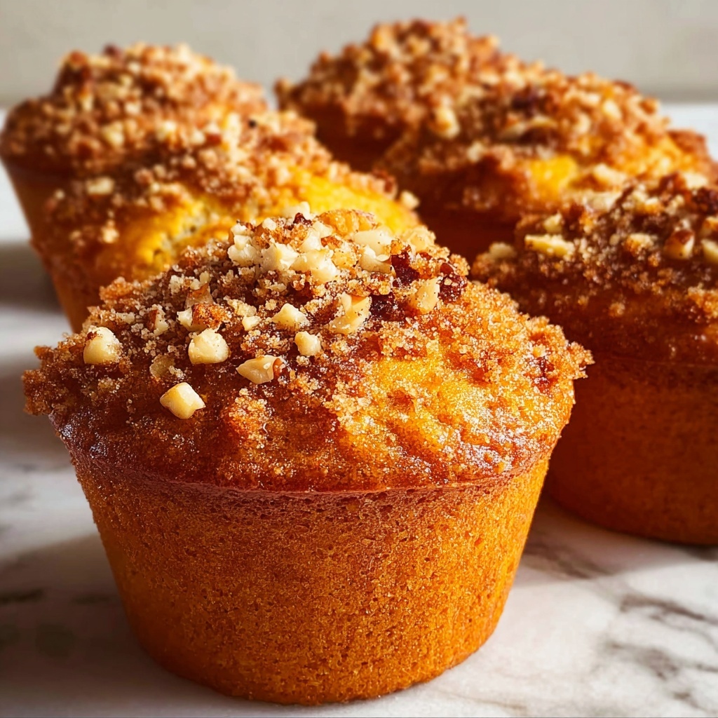 Sweet Potato Pecan Streusel Muffins Recipe - Recipe Image