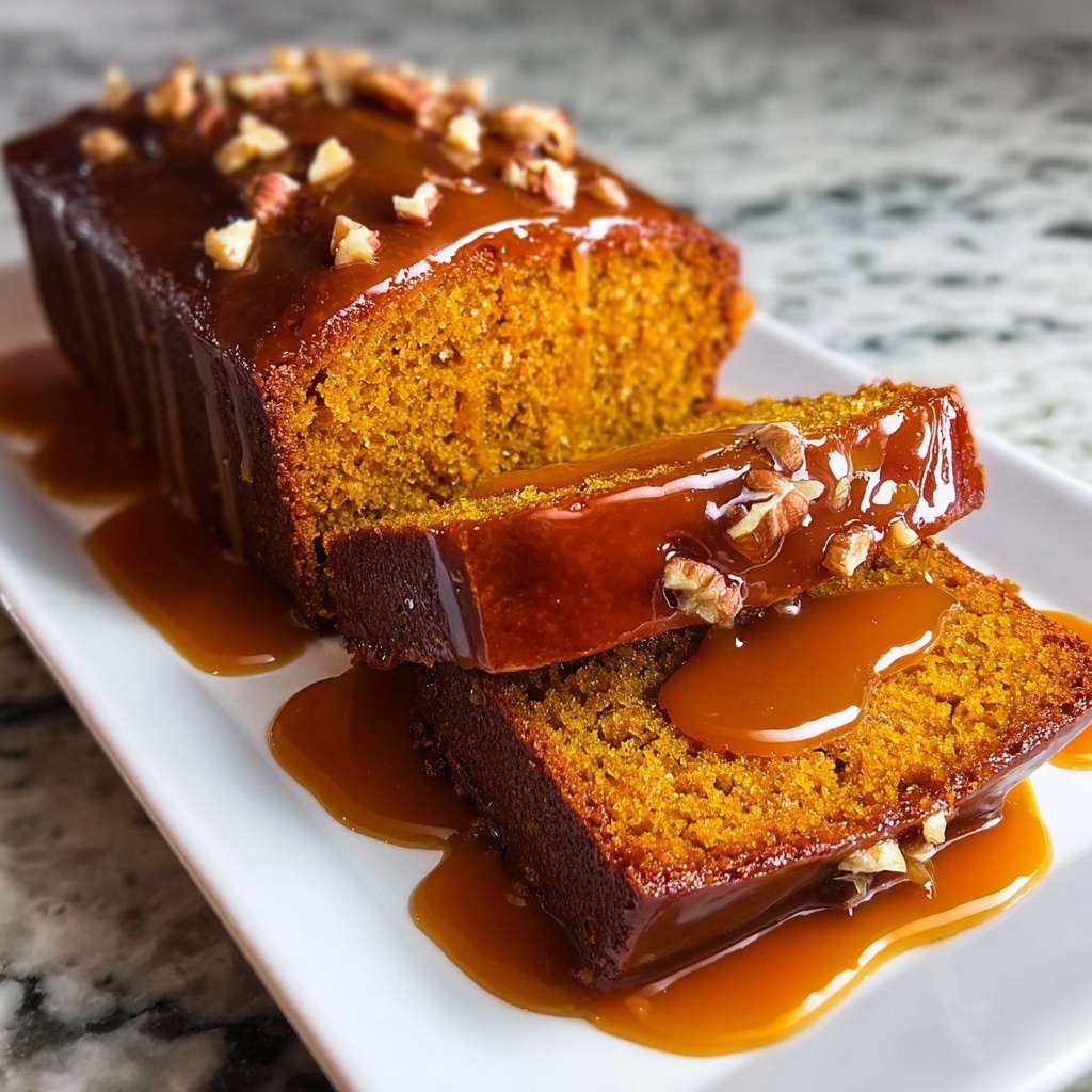 Maple Glazed Pumpkin Loaf Recipe - Recipe Image