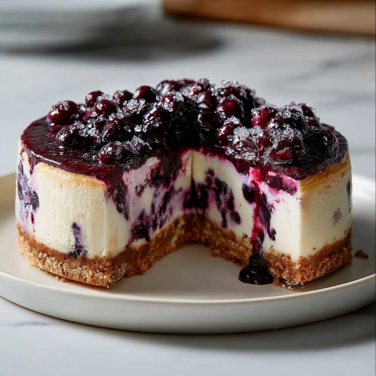 Raw Vegan Blueberry Cheesecake Recipe