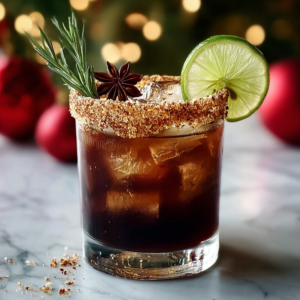 Spiced Winter Margarita with Pomegranate, Orange, and Warm Spices Recipe - Recipe Image