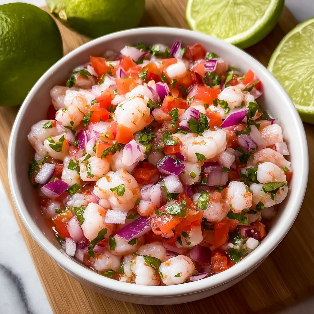 Refreshing Shrimp Ceviche: Your Ultimate Low-Cal Snack Delight Recipe - Recipe Image