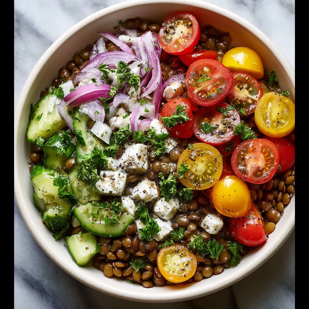 Mediterranean Lentil Salad Recipe - Recipe Image