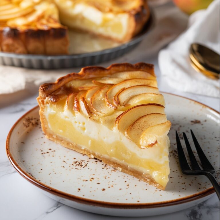 French Custard Pie with Apples (Flan Parisien) Recipe