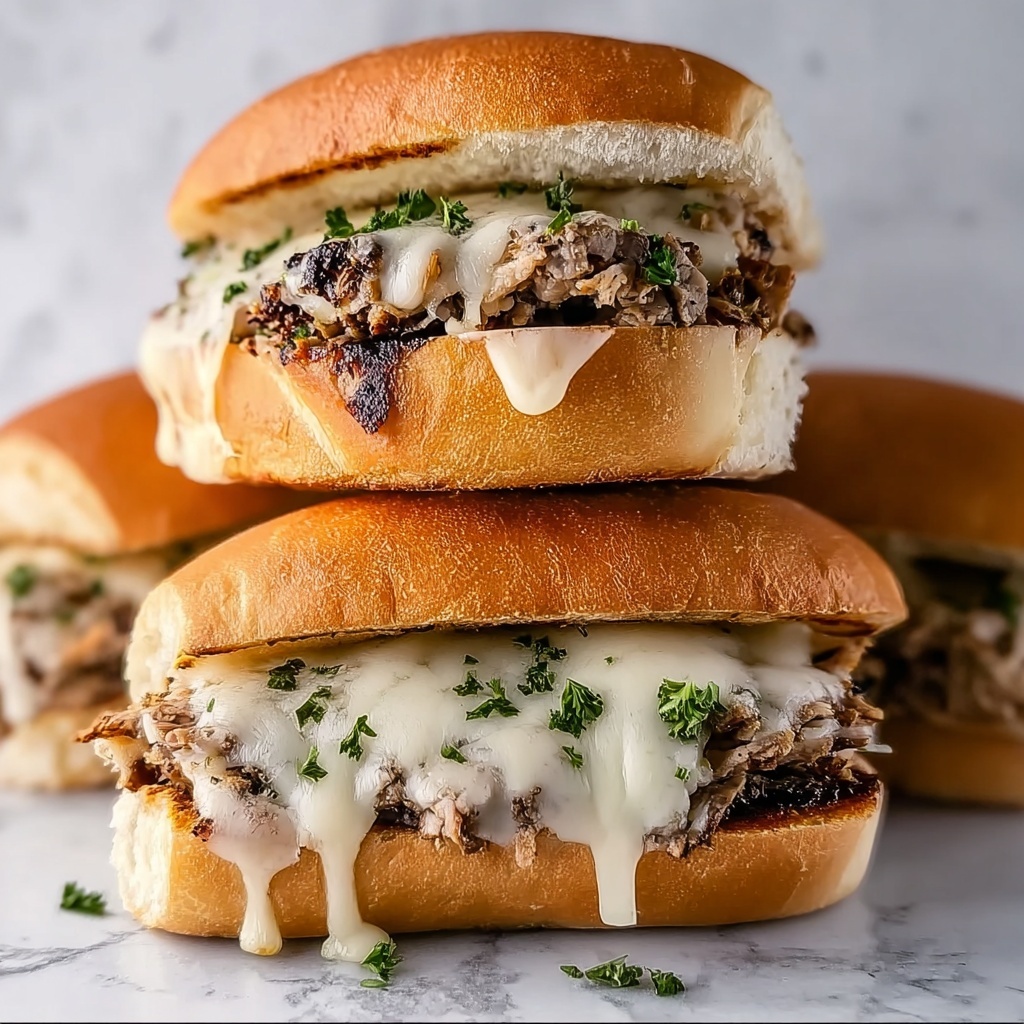 Slow Cooker French Dip Sandwiches Recipe - Recipe Image