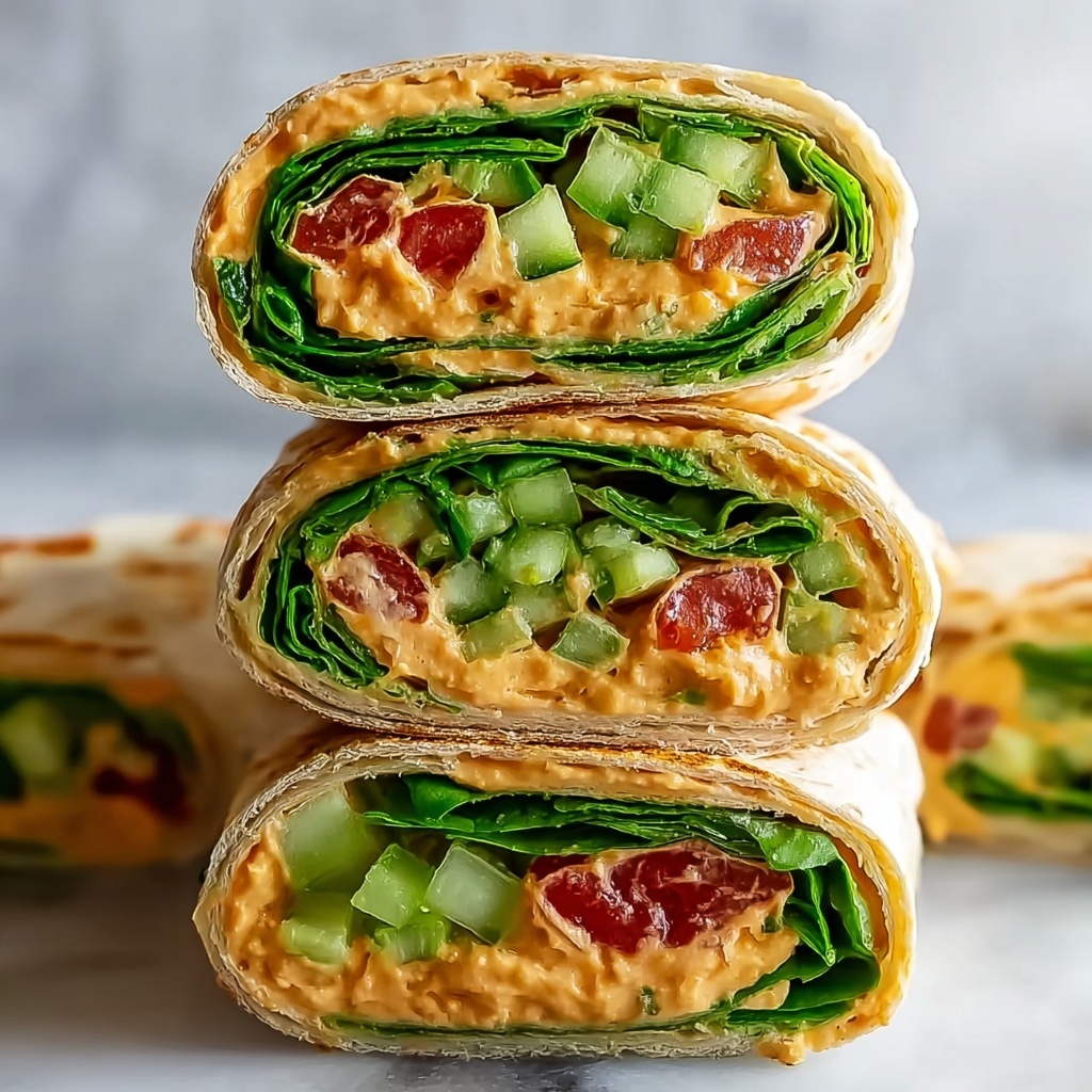 Veggie Hummus Wraps Recipe - Recipe Image