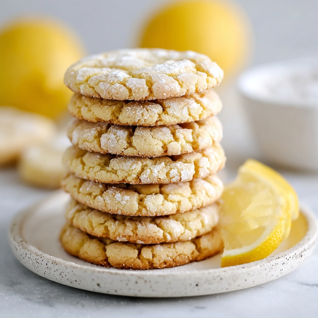Gluten-Free Almond Flour Lemon Cookies Recipe - Recipe Image