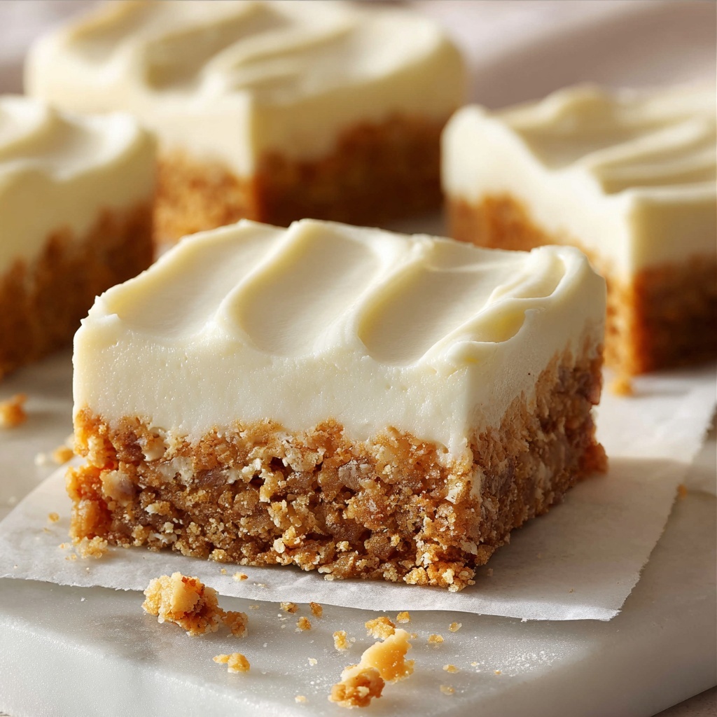 Carrot Cake Bars with Cream Cheese Frosting Recipe - Recipe Image
