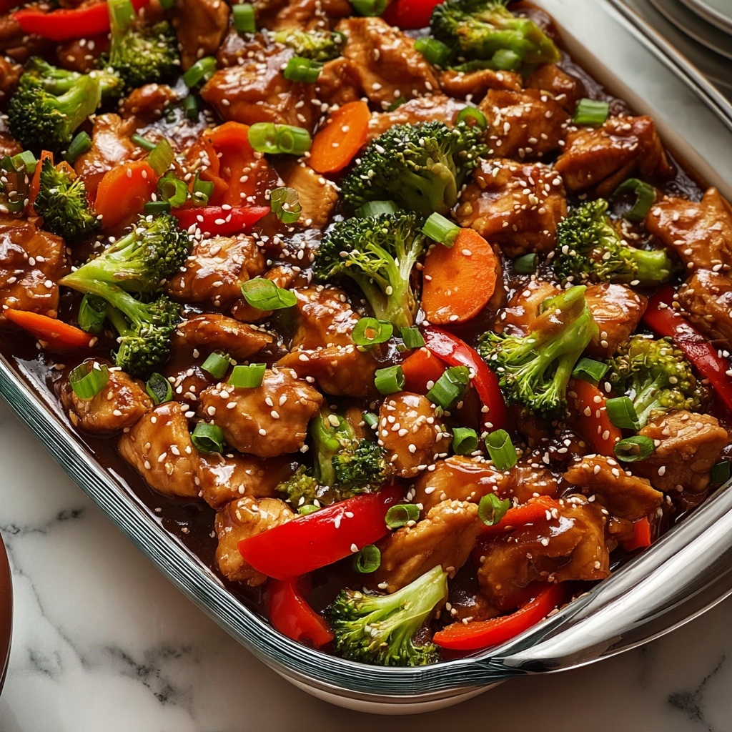 Teriyaki Chicken & Stir Fry Casserole Recipe - Recipe Image